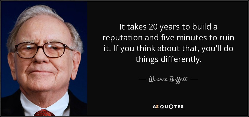 Warren Buffett - reputatie